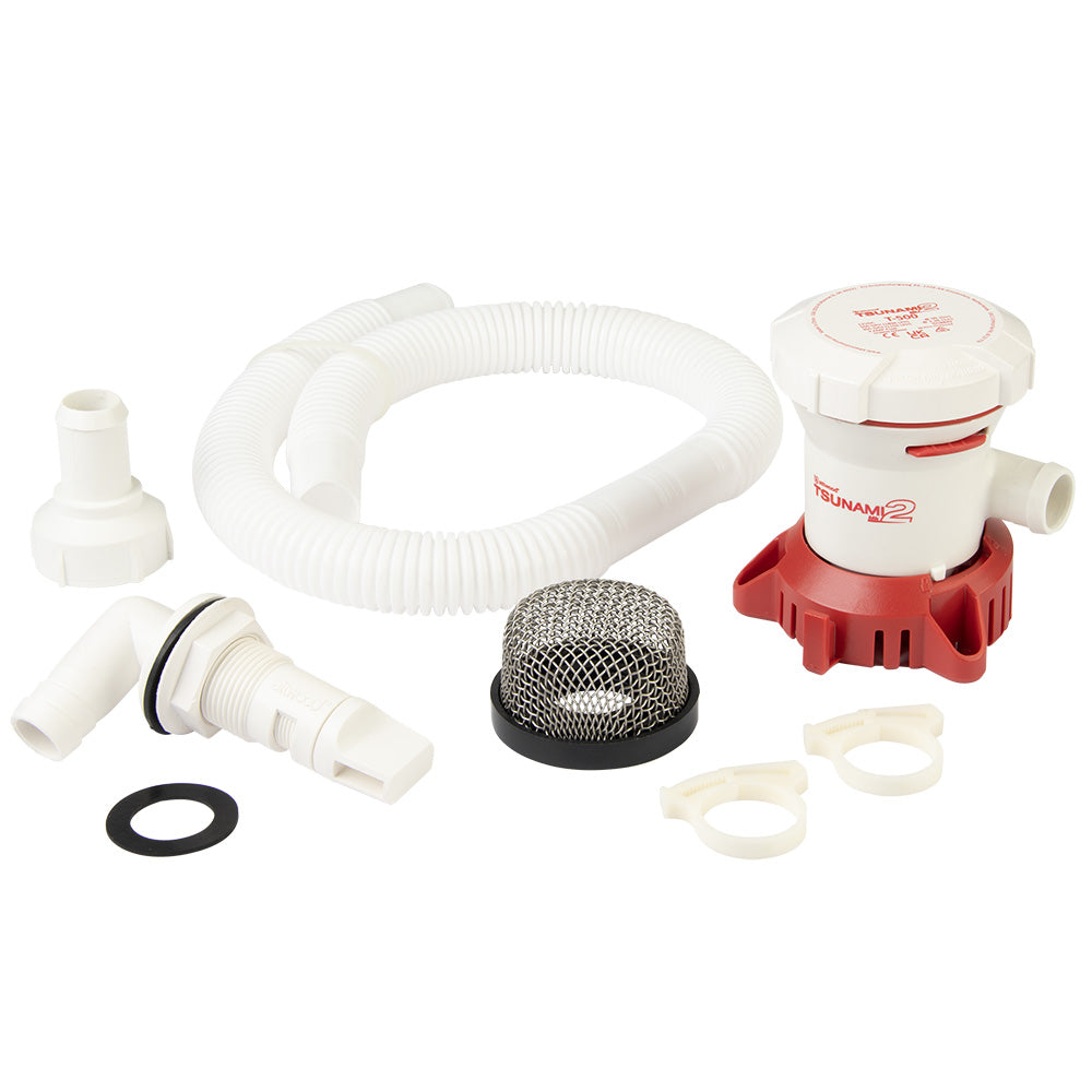 Attwood Marine, Attwood Tsunami MK2 T500 Manual Bilge Pump w/Installation Kit - 500 GPH & 12V