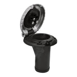 Attwood Marine, Attwood Deck Fill f/Carbon Canister System - Straight Body & Scalloped Chrome Cap