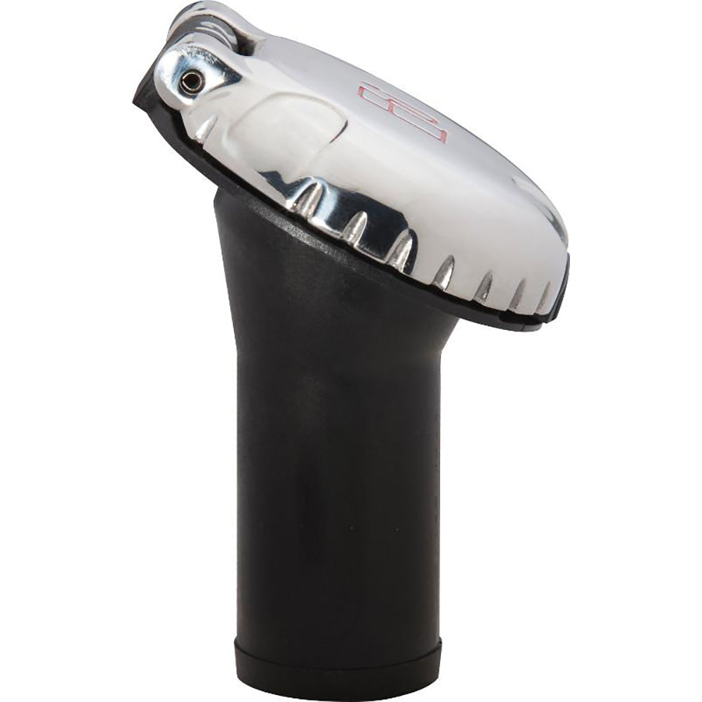 Attwood Marine, Attwood Deck Fill f/Carbon Canister System - Angled Body & Scalloped Stainless Steel Cap