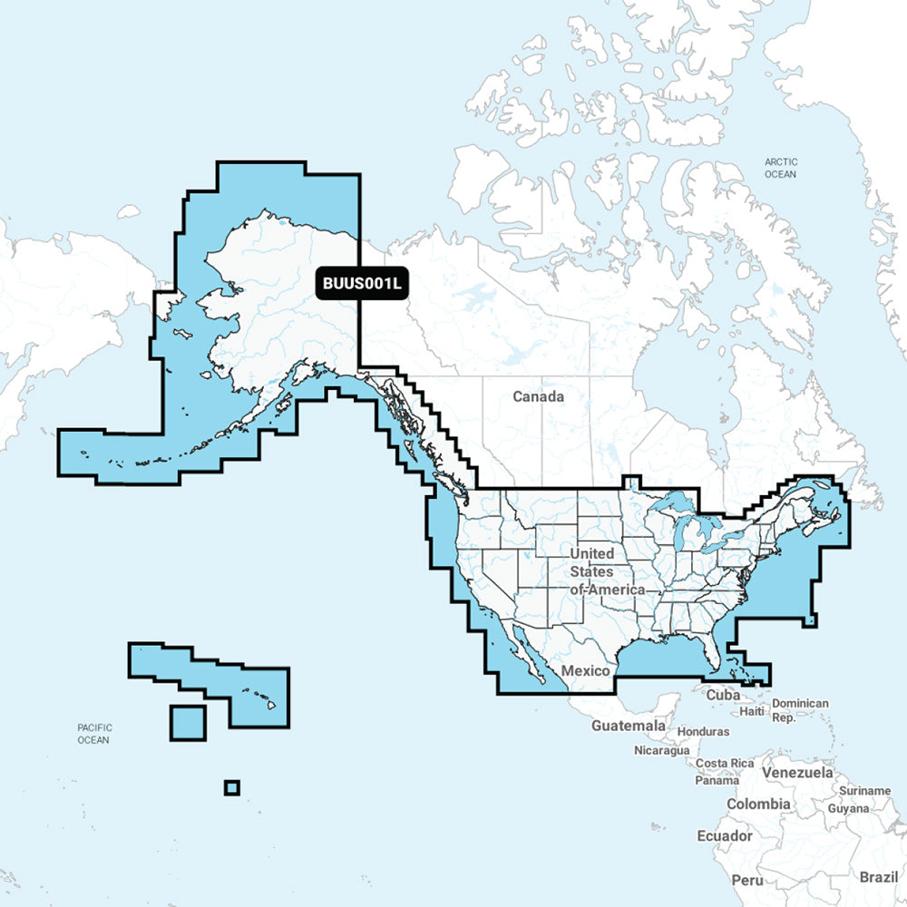 Garmin Navionics+™ BUS001L U.S. & Coastal Canada Built-In Chart Updates - microSD™/SD™ & 1-Year Sub