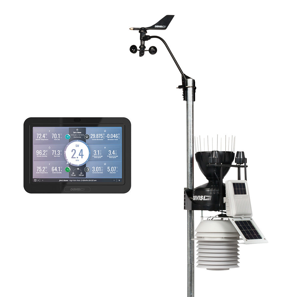 Davis Instruments, Davis Vantage Pro2 Plus Wireless Weather Station w/WeatherLink Console, 24hr Fan Aspirated Radiation Shiel