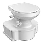 Dometic™ White M65 Marine Gravity Toilet - Standard Seat Size w/Foot Pedal