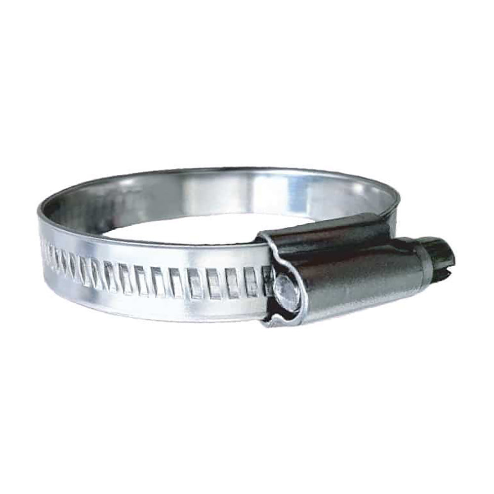 Trident Marine 316 SS Non-Perforated Worm Gear Hose Clamp - 15/32" Band - (5/8" – 15/16") Clamping Range - 10-Pack - SA