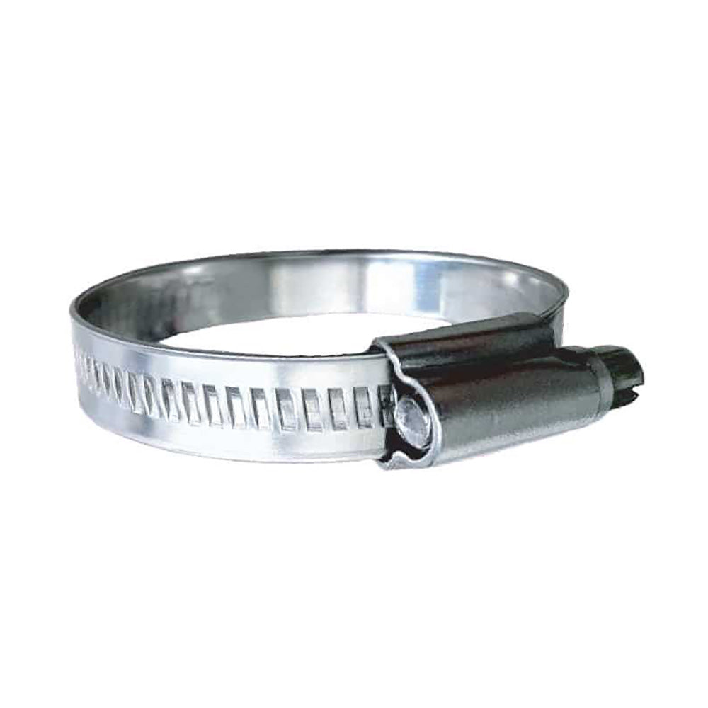 Trident Marine 316 SS Non-Perforated Worm Gear Hose Clamp - 15/32" Band - (3/4" – 1-1/8") Clamping Range - 10-Pack - SA