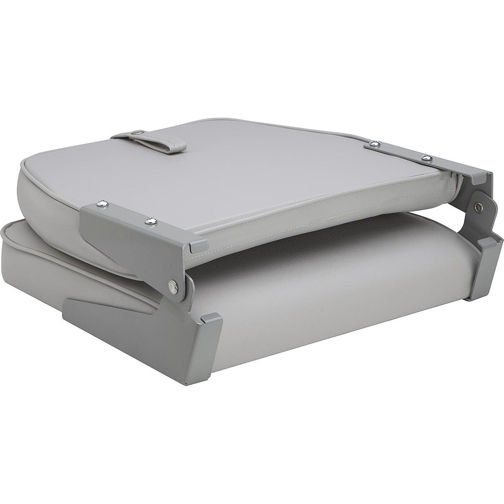Attwood Marine, Attwood Swivl-Eze Low Back Padded Flip Seat - Grey