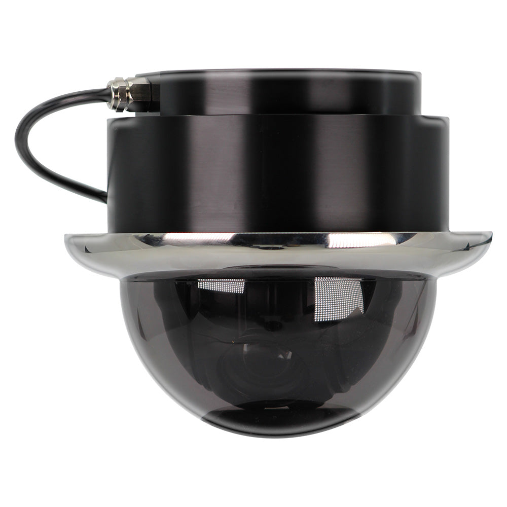 Iris Innovations, Iris Miniature Marine PTZ Dome Camera - Stainless Bezel - Hi-Resolution Analogue Sensor - 1000TVL - 4 in 1