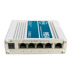 Iris Innovations, Iris Four Channel Uplink Power Over Ethernet Switch - IEEE802.3af & 3at Compliant - 9-30VDC Input - 48V