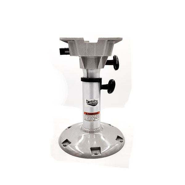 Attwood, LakeSport 2-3/8" Seat Mount with 12-1/2 - 15-1/2" Adjustable Height Bell Pedestal