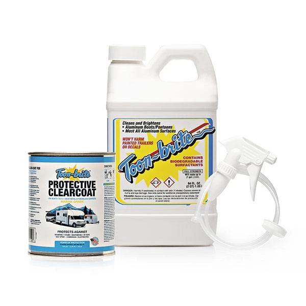 Toon Brite, Aluminum Cleaner And Clear Coat Kit