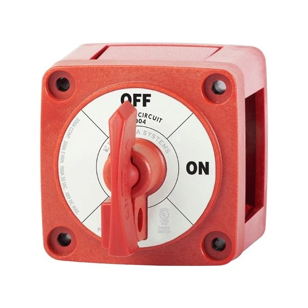 Blue Seas, M Battery Switch Locking - Red