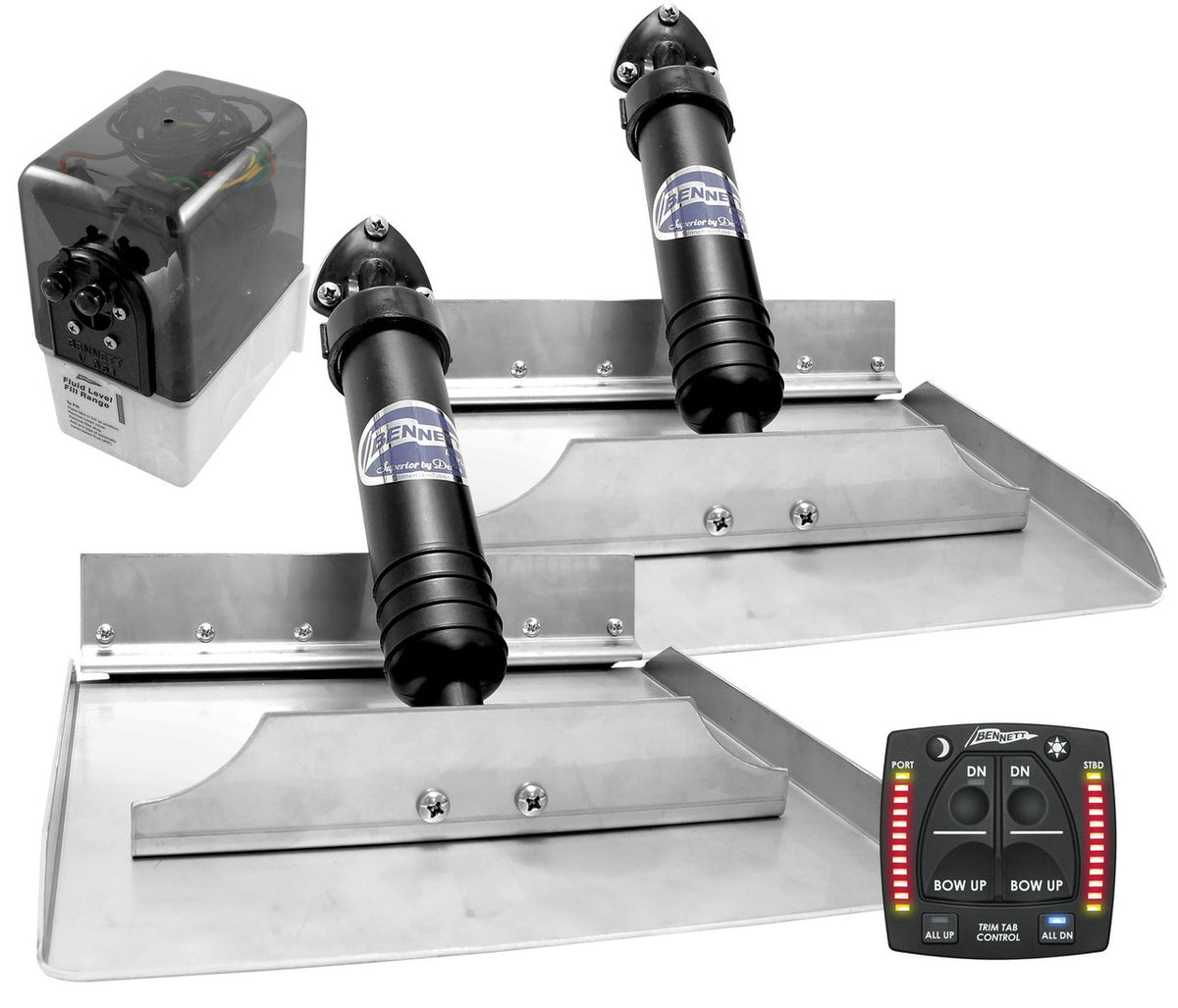 Bennett Marine, 12 X 12 Trim Tab System With One Box Indication (Replacing Part# 1212EIC)