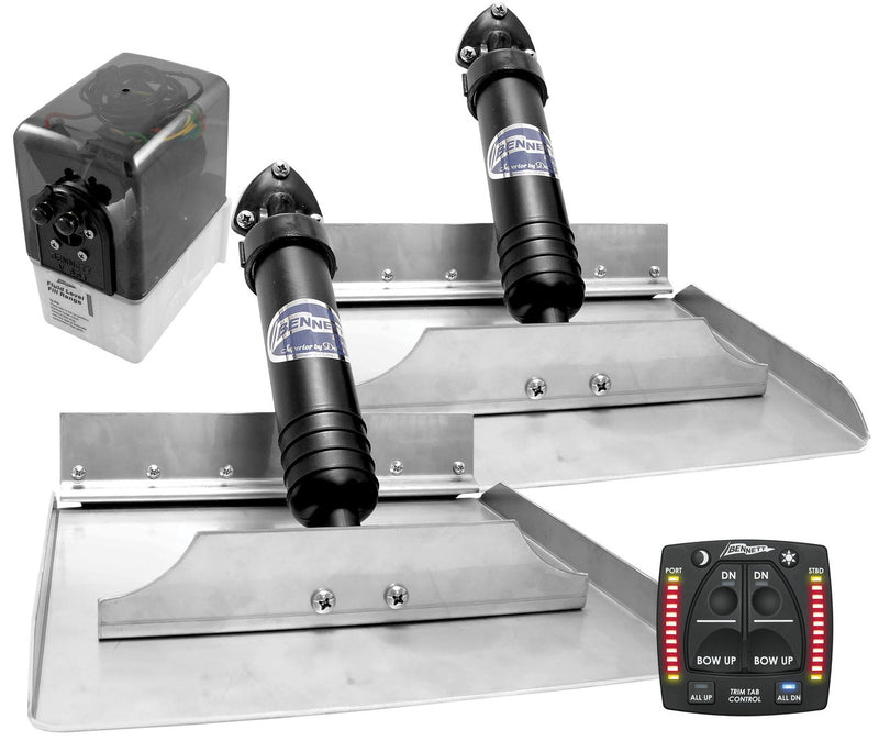 Bennett Marine, 12 X 12 Trim Tab System With One Box Indication (Replacing Part# 1212EIC)