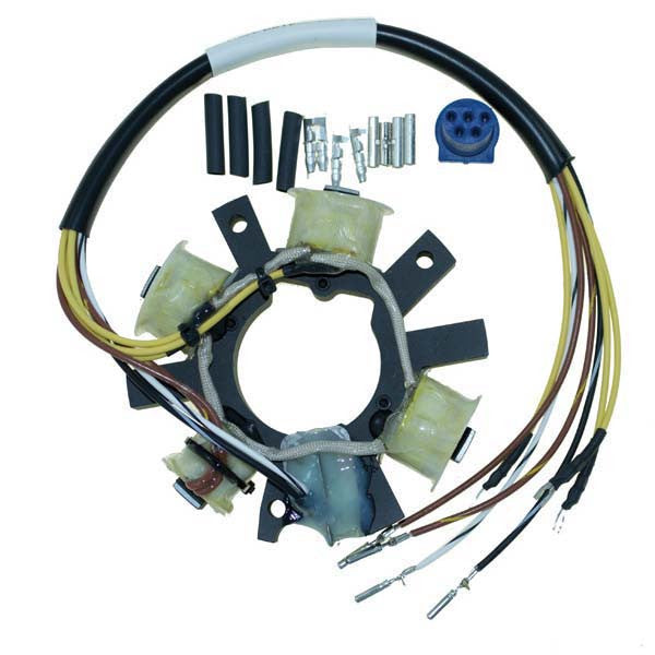 Sierra, CDI 173-1651 Johnson Evinrude Stator - 2 Cyl. (5 Amp)