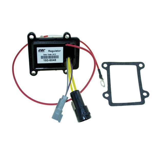 Sierra, CDI 193-6048 Johnson Evinrude Regulator/Rectifier (35-Amp)