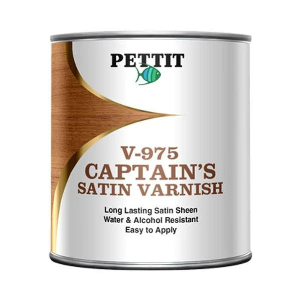 Pettit Paint, Captains Satin Sheen Varnish Qt