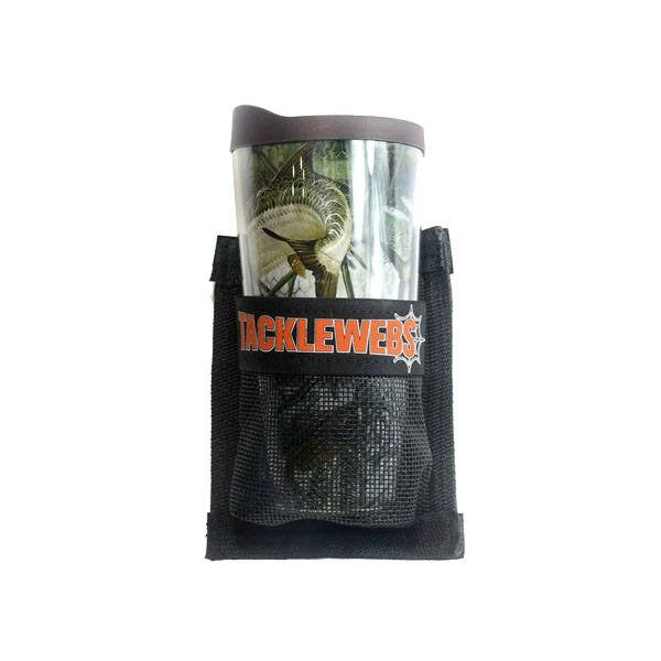 TackleWebs, No Drill Cup Holder Pouch - Black