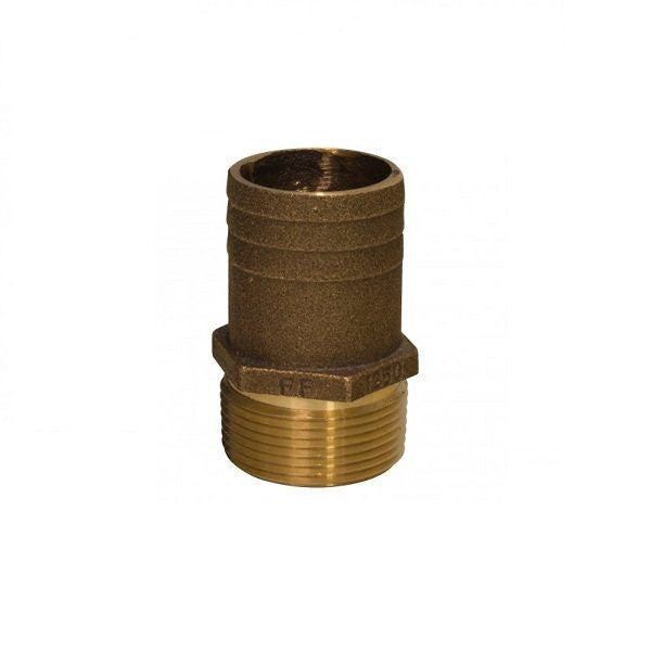 Groco, Pipe To Hose Brz Fitting 1 1/8