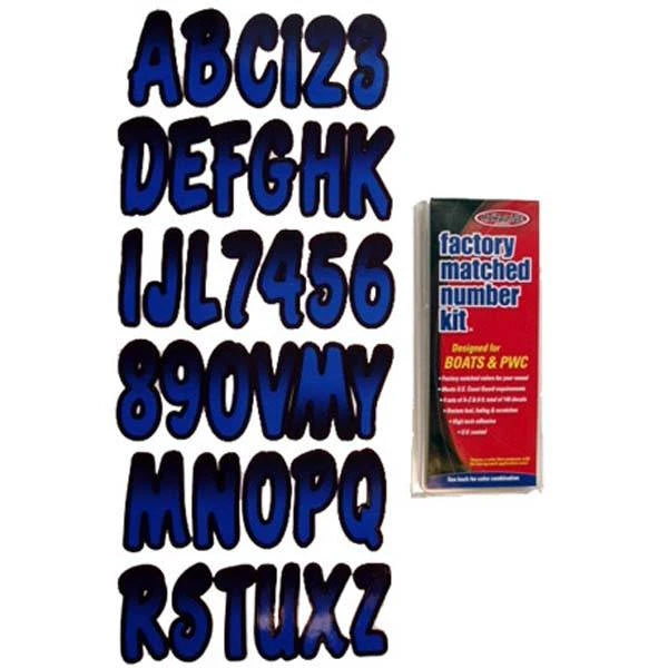 Hardline Products, Letter Kit Blue/Black