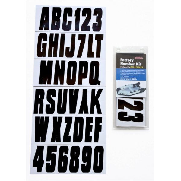 Hardline Products, Inflatable Letter Kit-Black