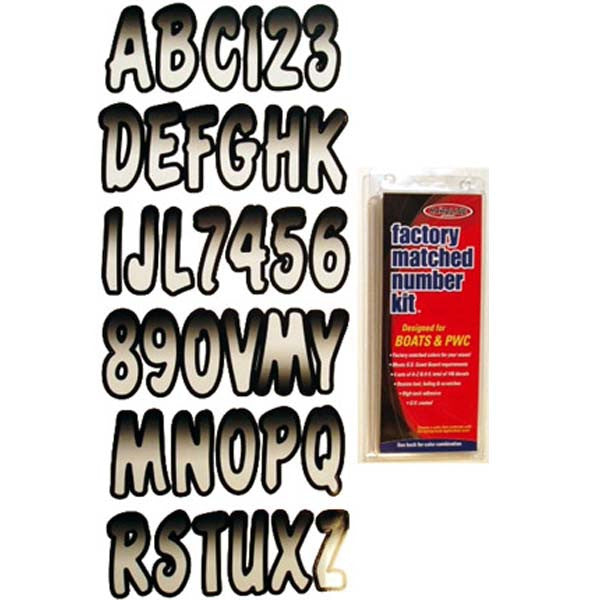 Hardline Products, Letter Kit White/Black