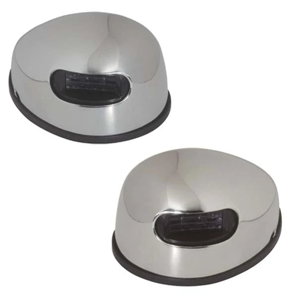 Innovative Lighting, LED DECKMOUNT SIDELIGHTS PAIR SS