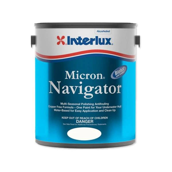 Interlux Paint, Interlux Micron Navigator w/Biolux Antifouling Bottom Paint, 5608706