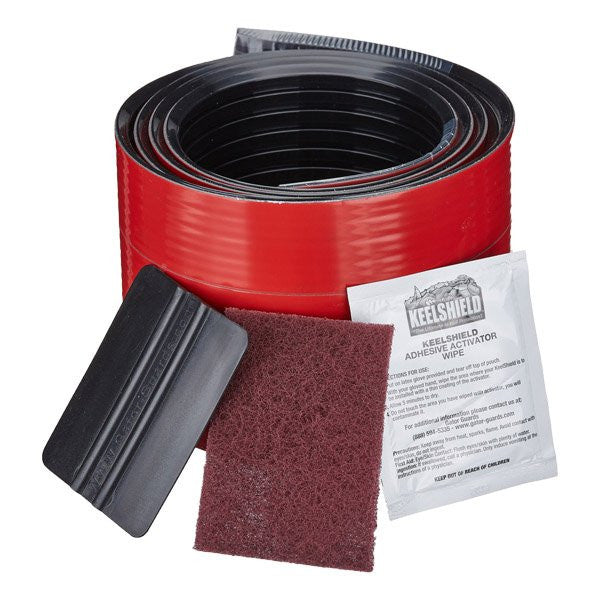 Keel Shield Gator Guard, KeelShield Self Adhesive Hull Protector, 6' Black