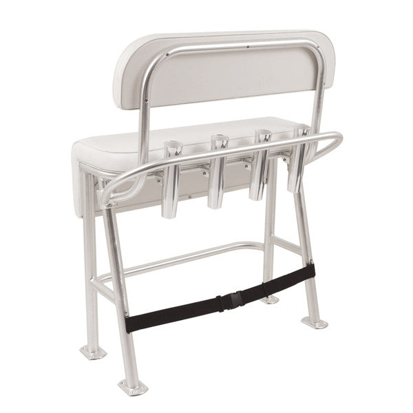 Taco Marine, Neptune Iii Leaning Post-Alum Rh W/Backrest