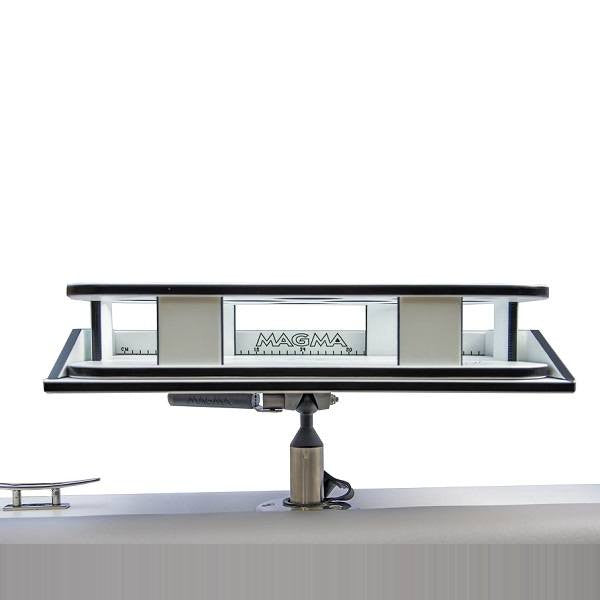 Magma Grills, Rectangle Party Table (19.25" x 14.75") with T10-312B Fillet Table and LevelLock Mount