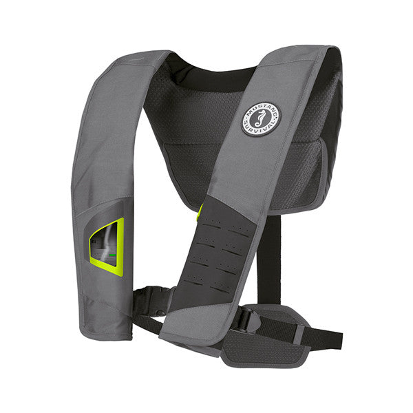Mustang Survival, Dlx 38 Auto Vest-Gray/Y/G