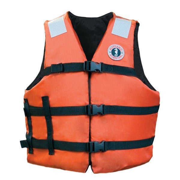 Mustang Survival, Univ Type Iii Vest W/Solas-Orange