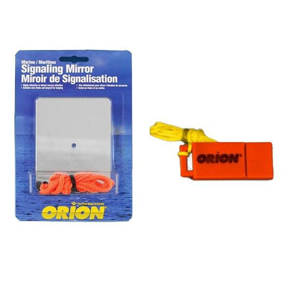 Orion Safety, Whistle & Mirror Combo