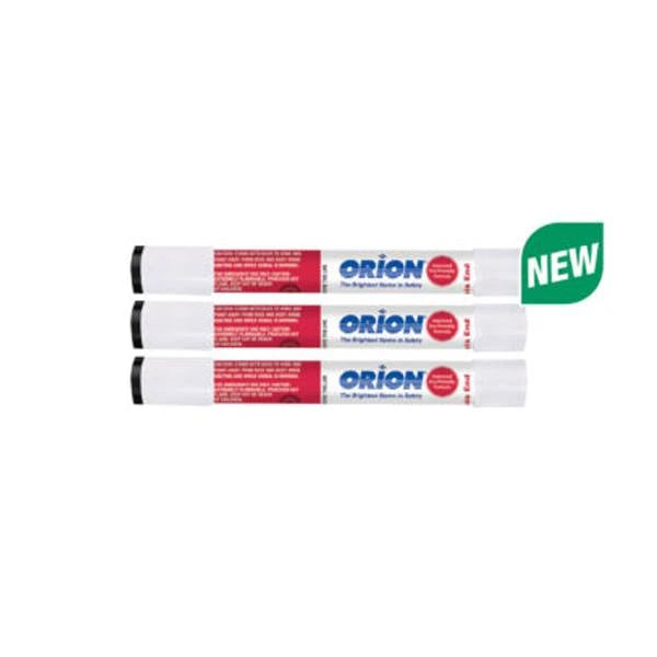 Orion Safety, LOCATE BASIC-3 RED HANDHELD FLARES 3-pack Eco-Friendly in 4 color Bag Replaced #865