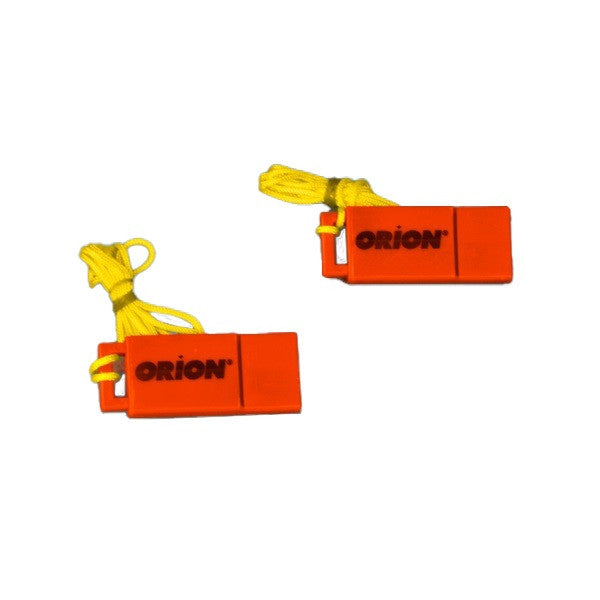 Orion Safety, WHISTLES, (2-pk)  w/lanyards; Packaged in Clam Shell