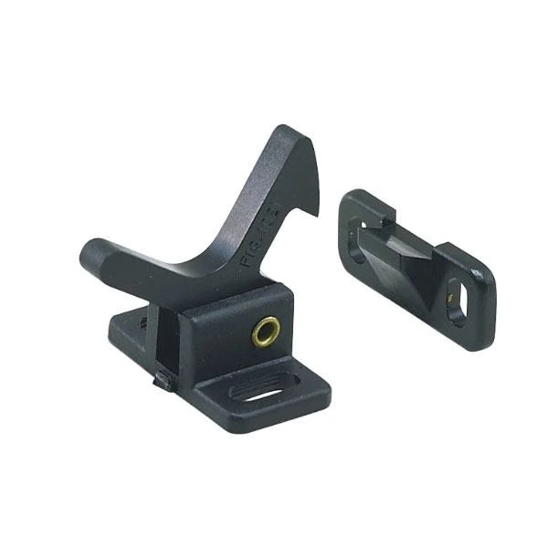 Perko Marine, BLACK PLASTIC ELBOW CATCHES 2/CARD