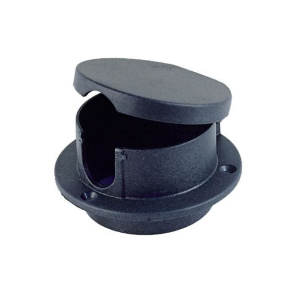 Perko Marine, BLACK PLASTIC ROPE DECK PIPE