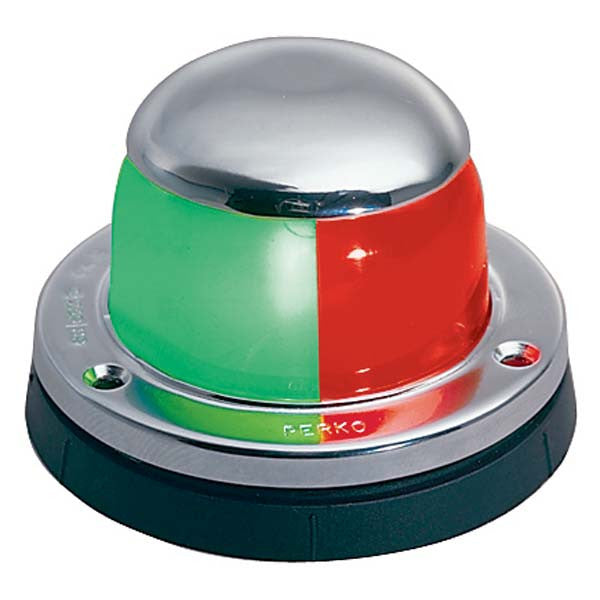 Perko Marine, Perko Stainless Steel Round Bi-Color Boat Navigation Light