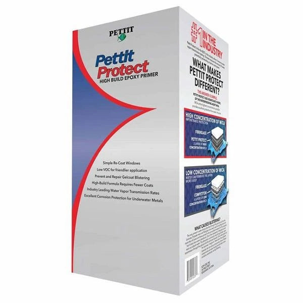 Pettit Paint, Pettit Protect Gray High Build Epoxy Barrier Primer Coat, Gallon