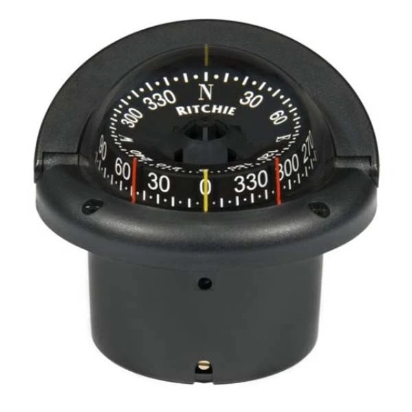 Ritchie Compass, Helmsman Flush-Black Combi