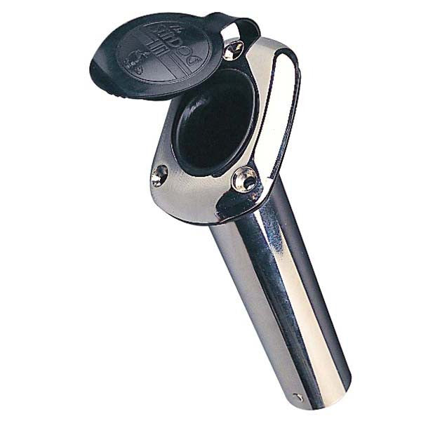 Sea Dog Marine, Angled Flush Mt Ss Rod Holder W/Cap