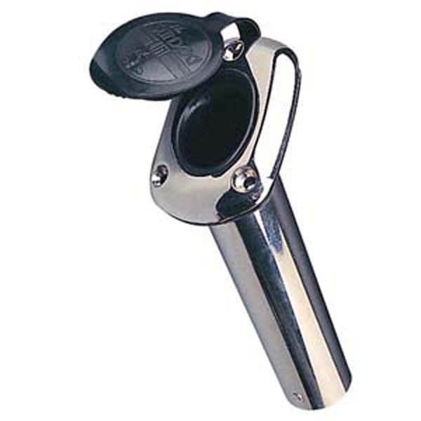 Sea Dog Marine, Angled Flush Mt Ss Rod Holder W/Cap