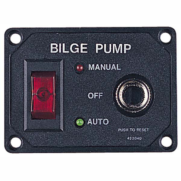 Sea Dog Marine, Bilge Pump Switch Pnl. On-Off-Auto