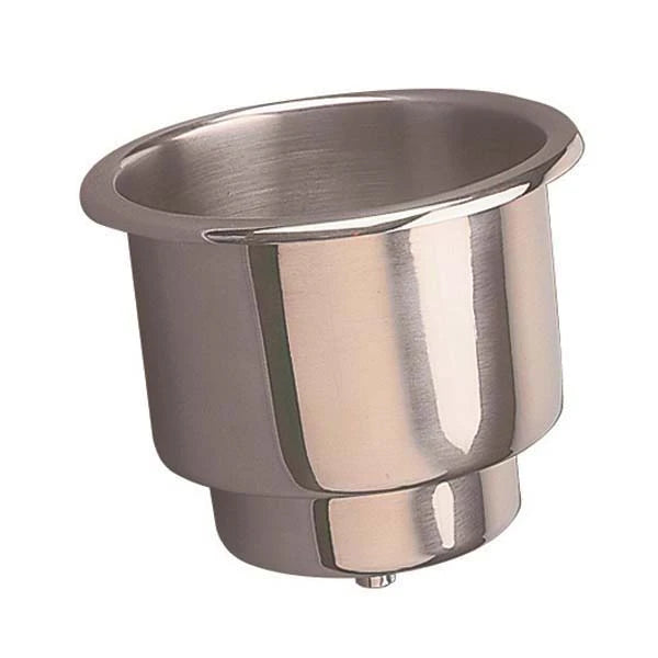Sea Dog Marine, S.S. Combo Drink Holder W/Drain 3-11/16" Hole