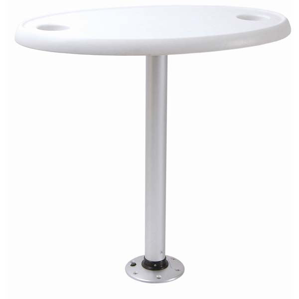 Springfield Marine, Table Package - Oval 18"X30"White