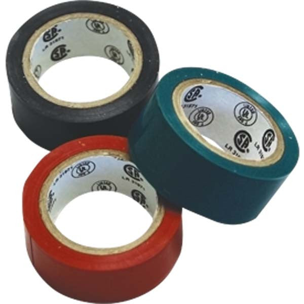 Sea Sense, Electrical Tape 3Pk-Rd Blk Gr