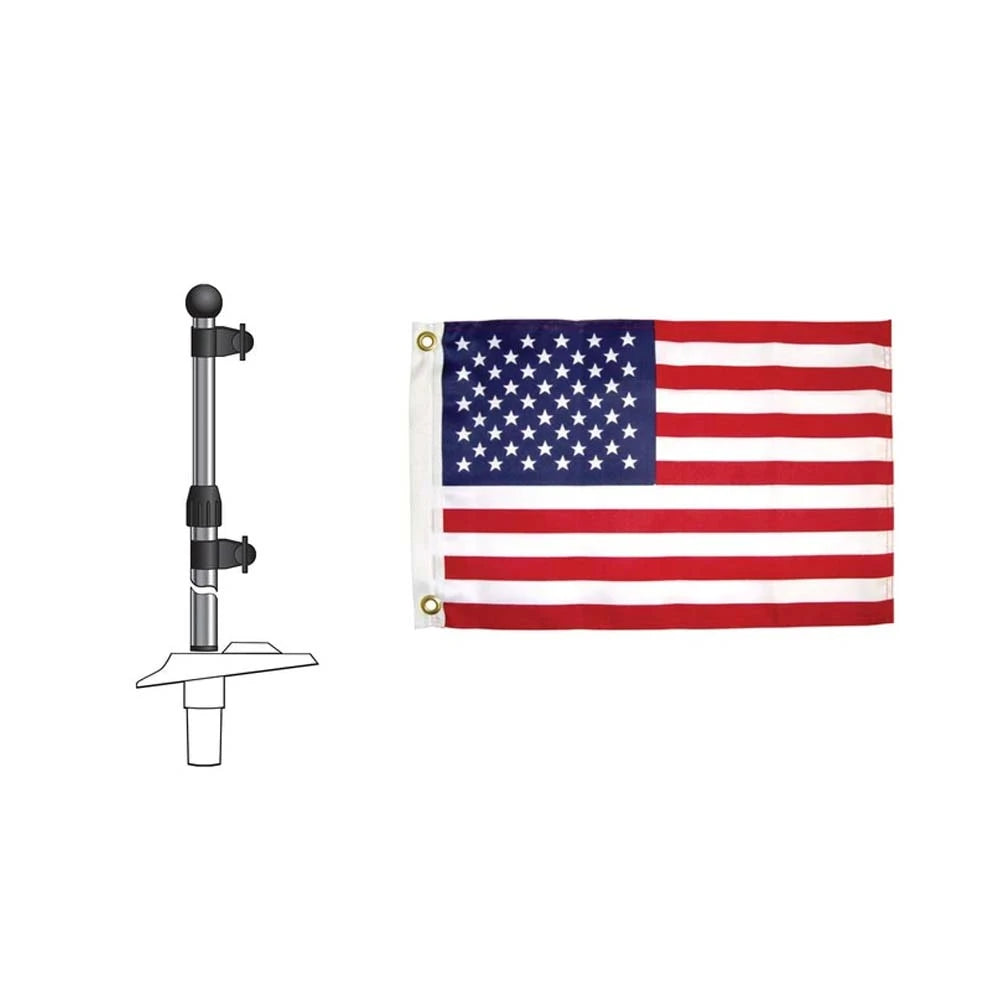 Sea Sense, Tele:Flag Pole W/Am Flag