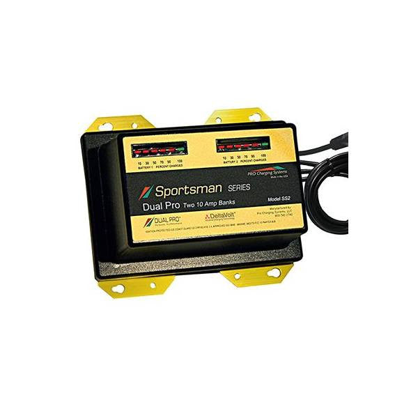 Dual Pro Chargers, Dual Pro Sportsman Series Battery Charger 2 Bank 20 Amp