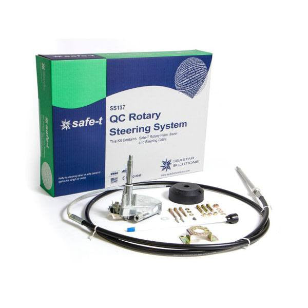 Teleflex Marine, Safe-T QC SS137 Quick Connect Rotary Steering Kit, 9'