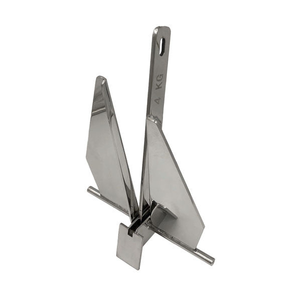 Gen3 Marine Compact Stainless Steel Fluke Anchor, 8 lbs - Boat Size: 17' - 22'