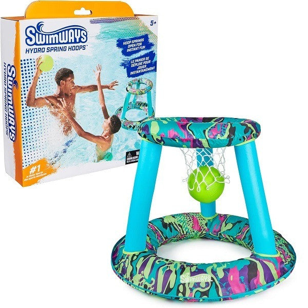 SwimWays, Hydro Spring Hoops - Camo Blue